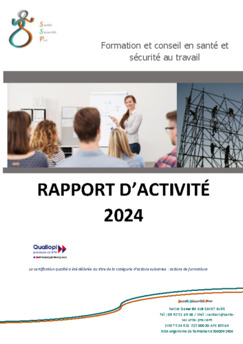 rapport d’activité SSP 2024